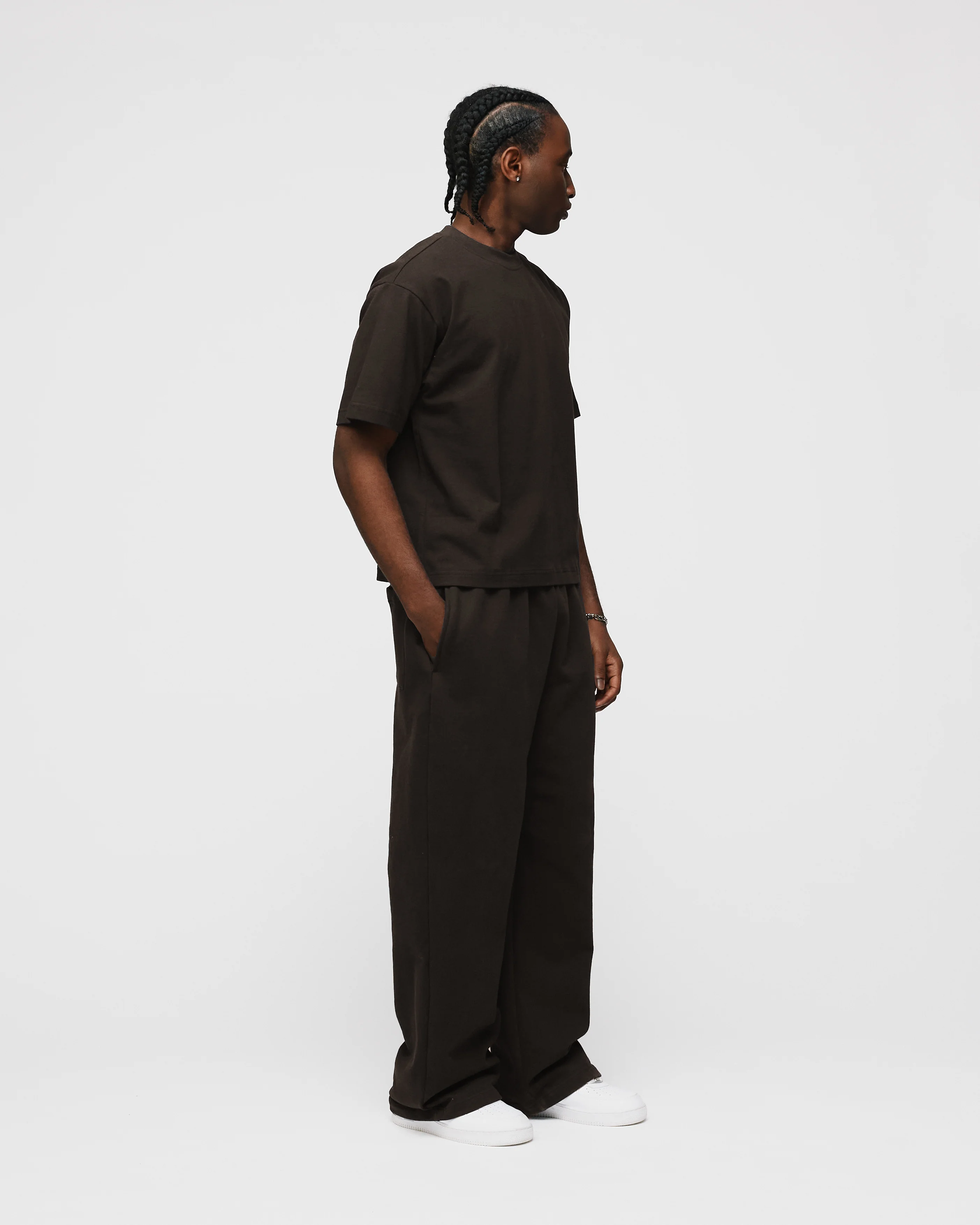 Cropped T-Shirt - Espresso