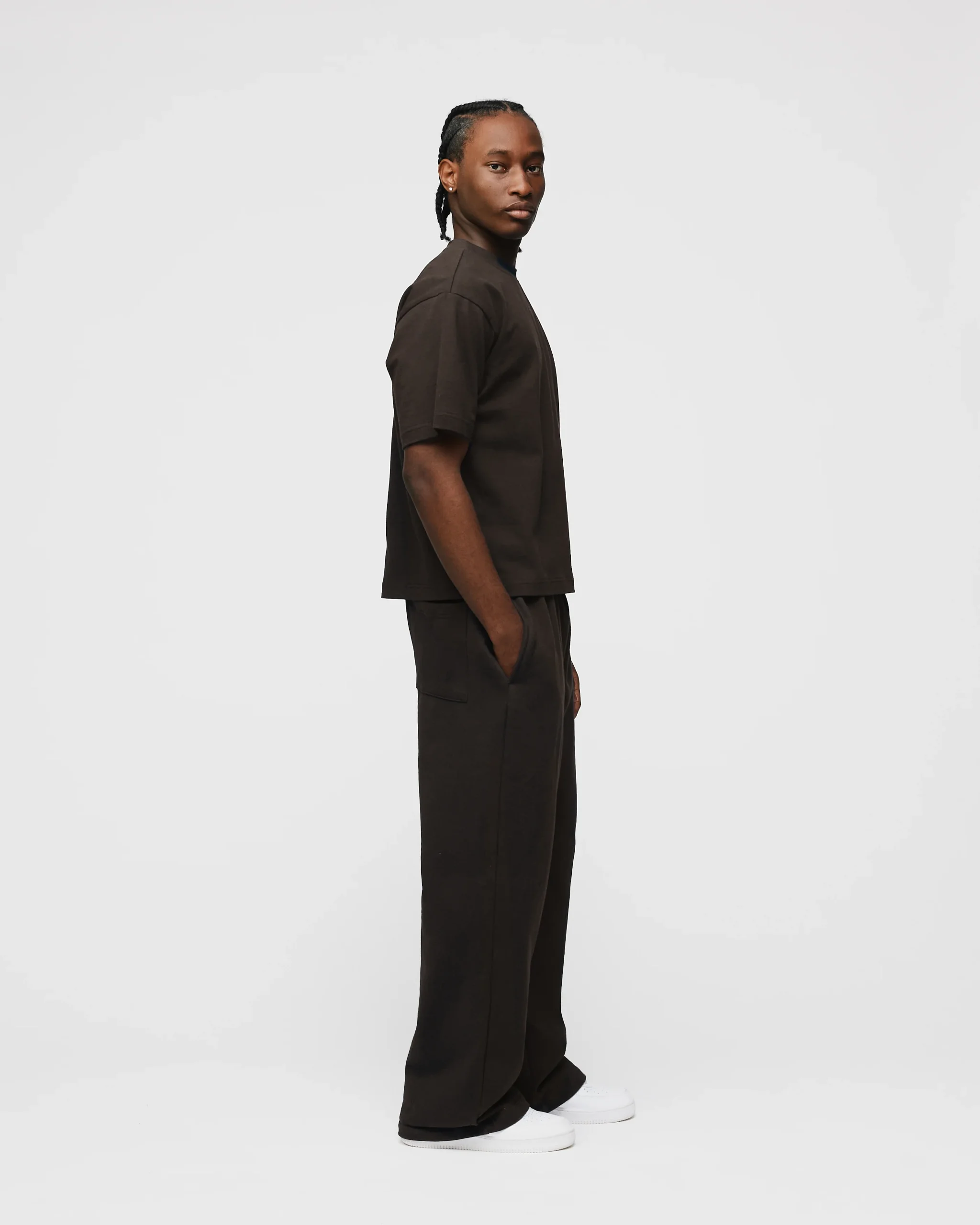 Cropped T-Shirt - Espresso