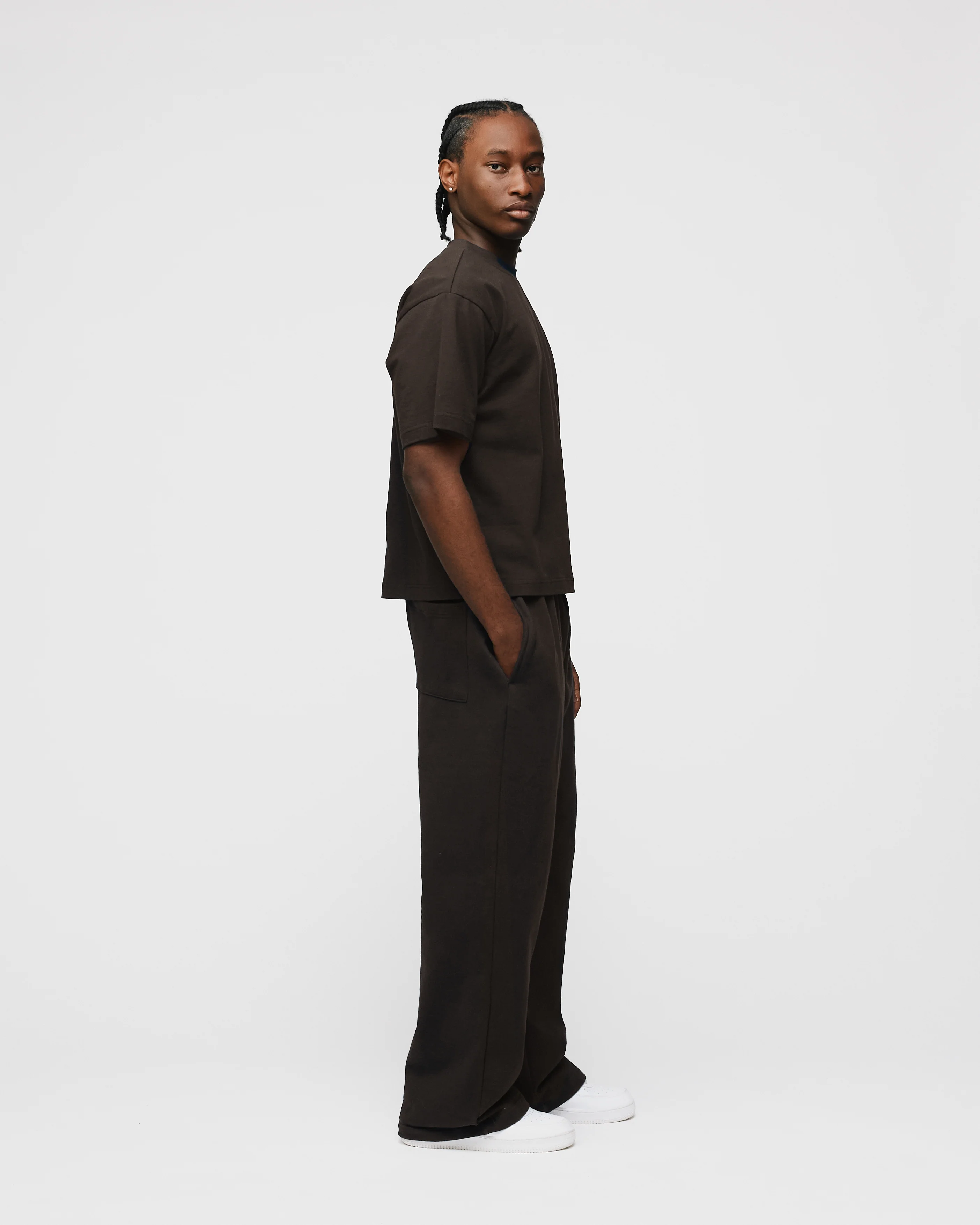 Cropped T-Shirt - Espresso
