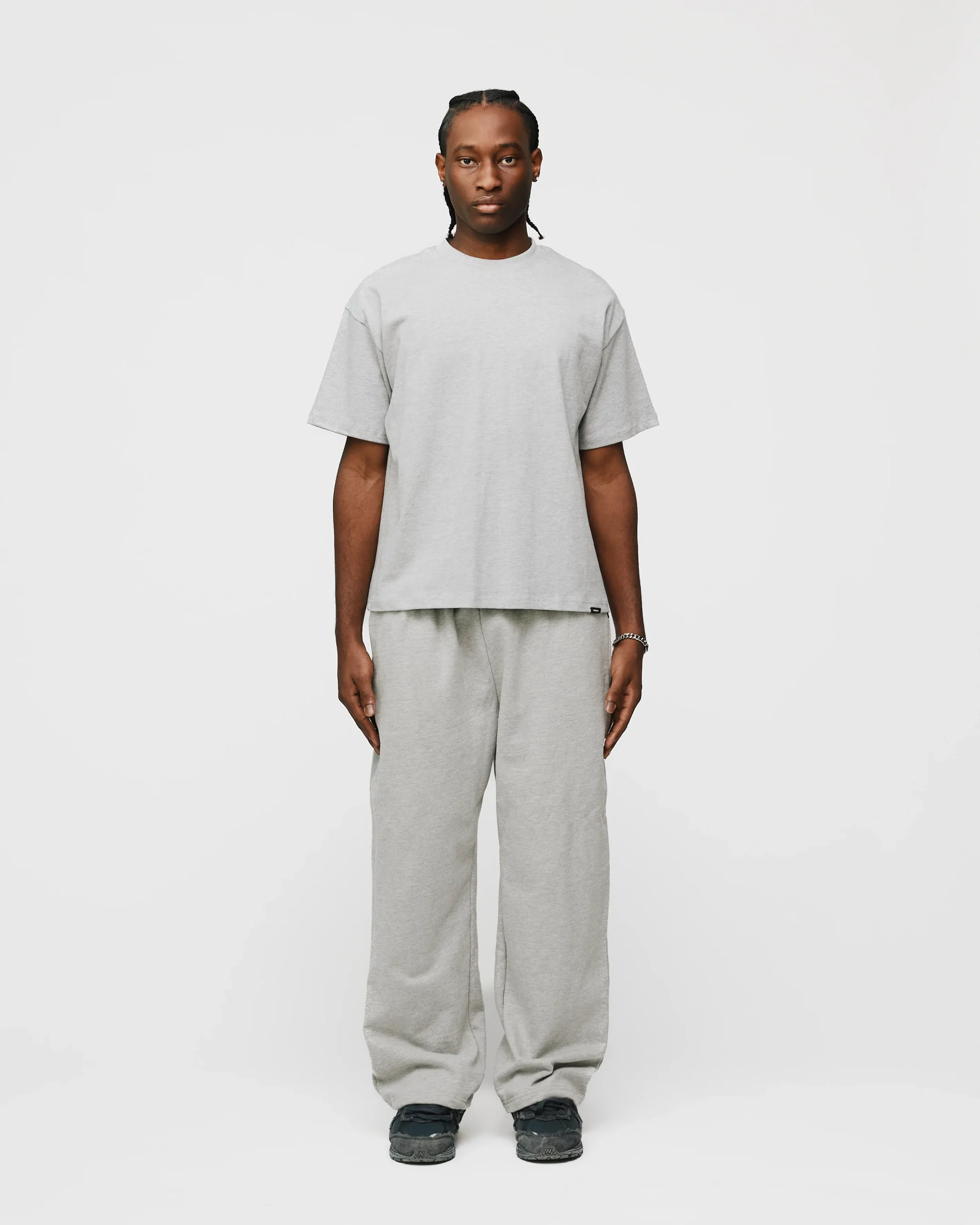 Cropped T-Shirt - Grey