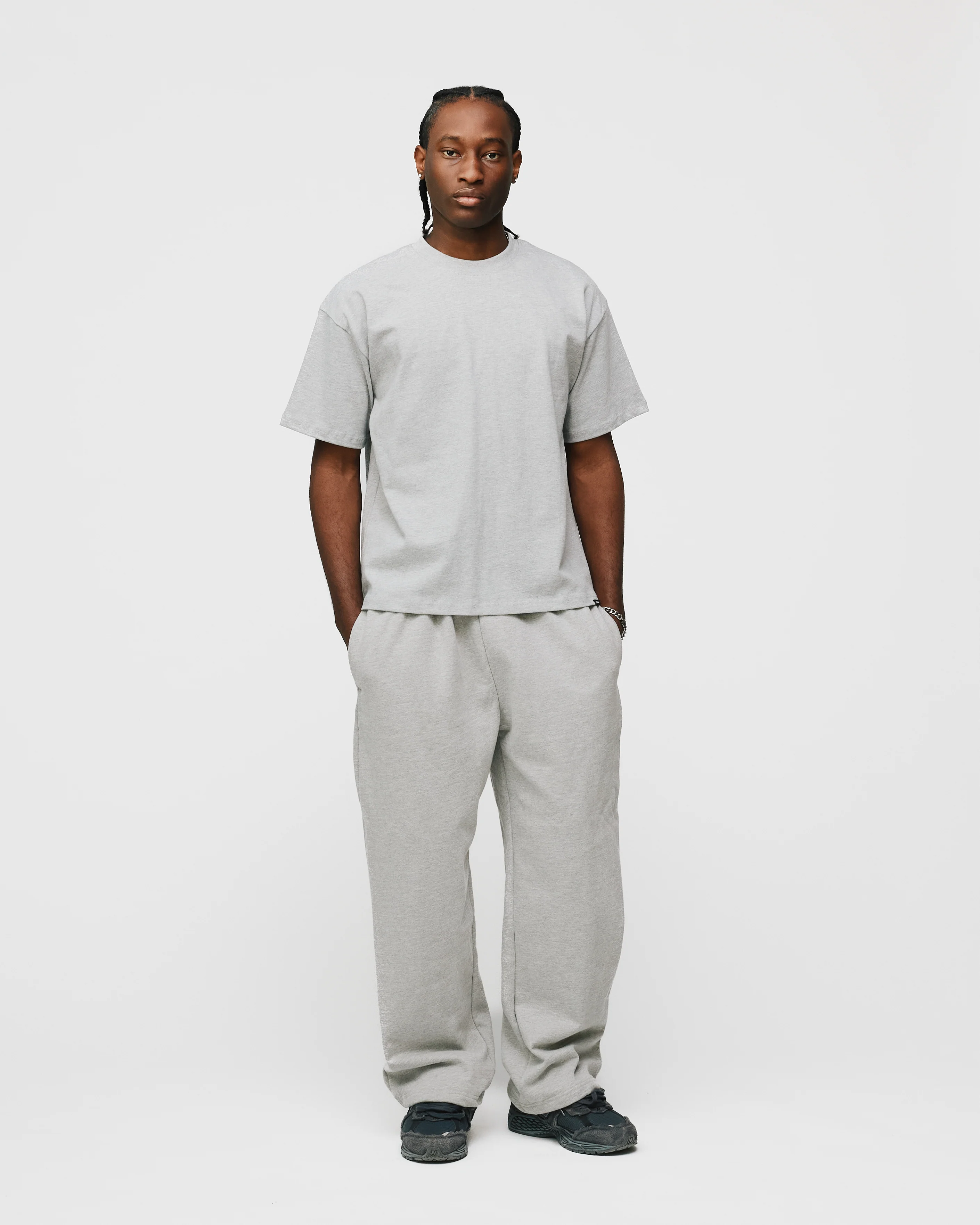Cropped T-Shirt - Grey