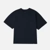 Cropped T-Shirt - Navy