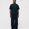 Cropped T-Shirt - Navy