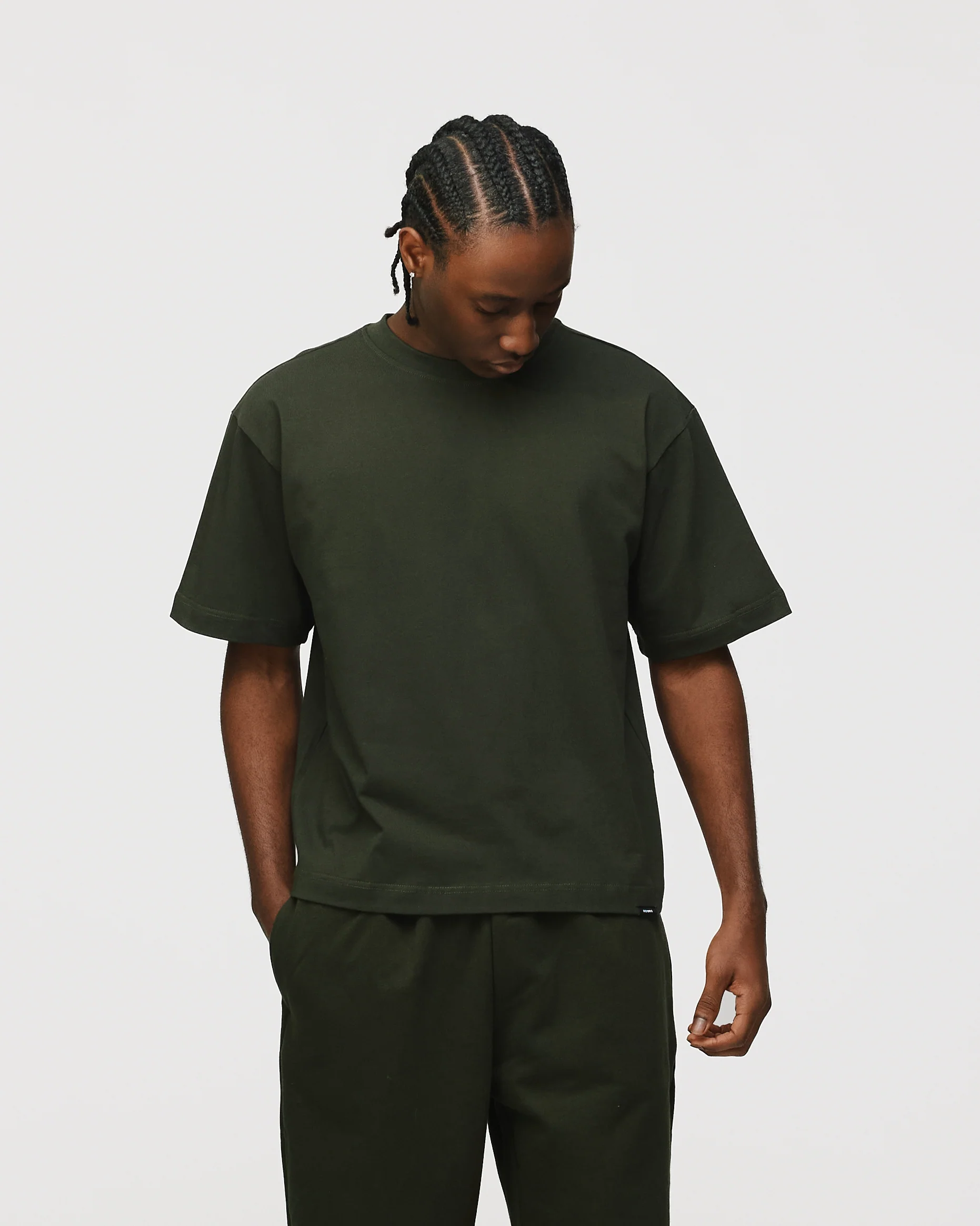 Cropped T-Shirt - Olive