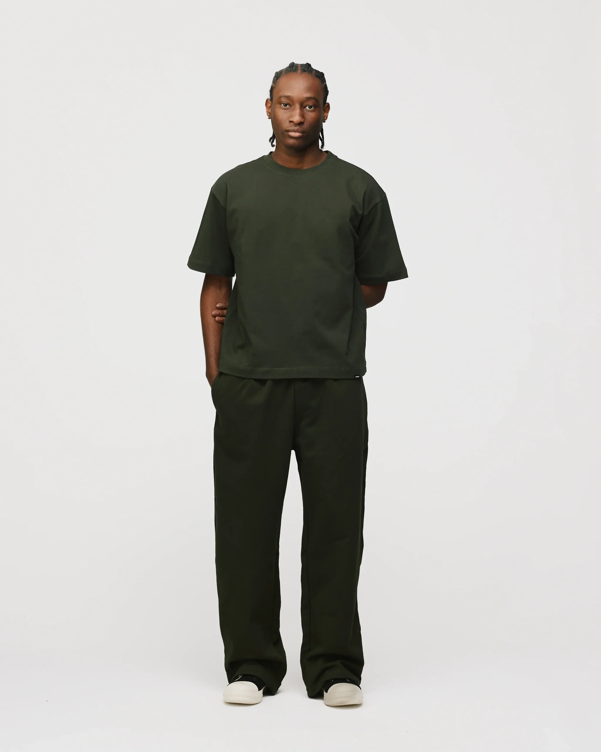 Cropped T-Shirt - Olive