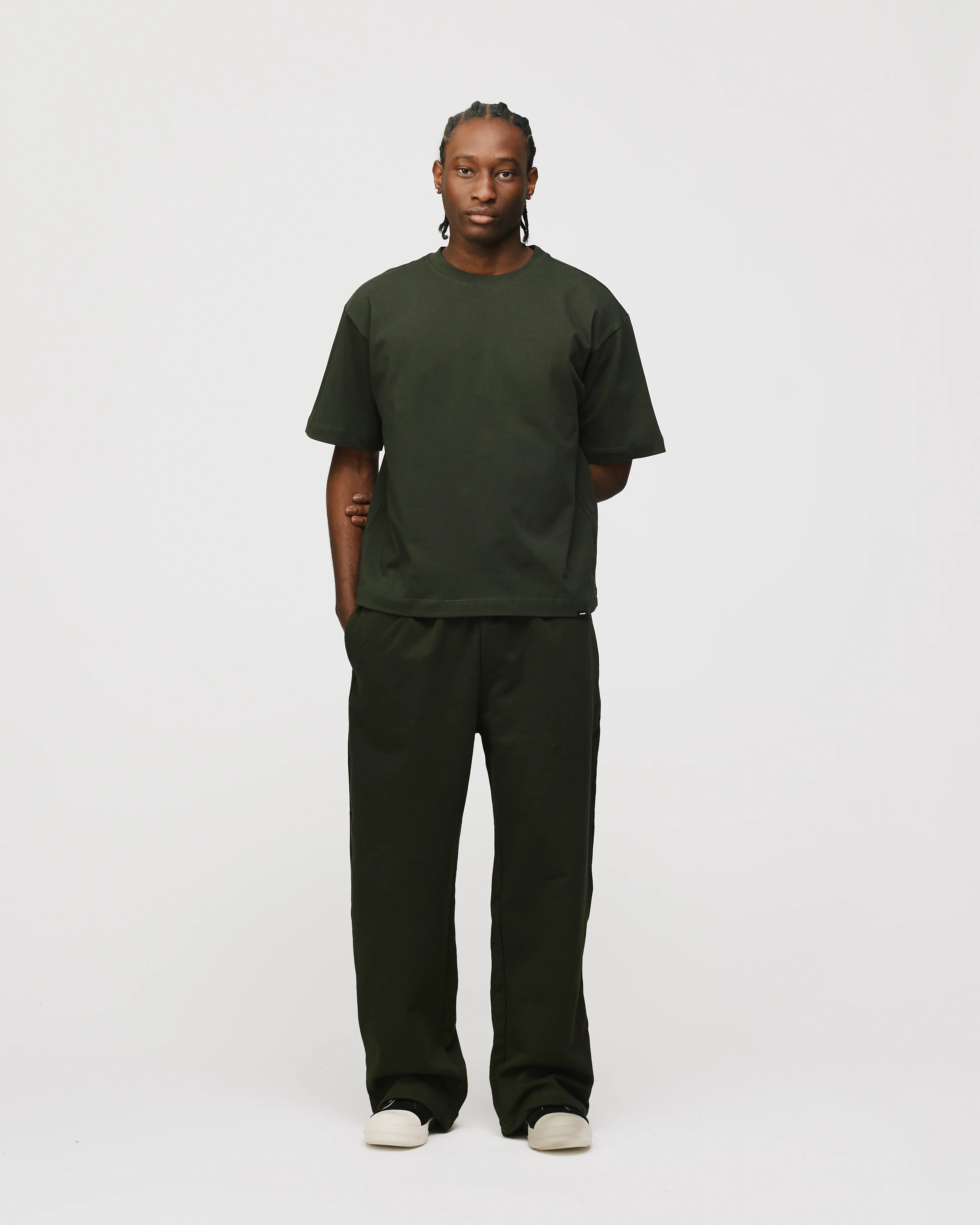 Cropped T-Shirt - Olive