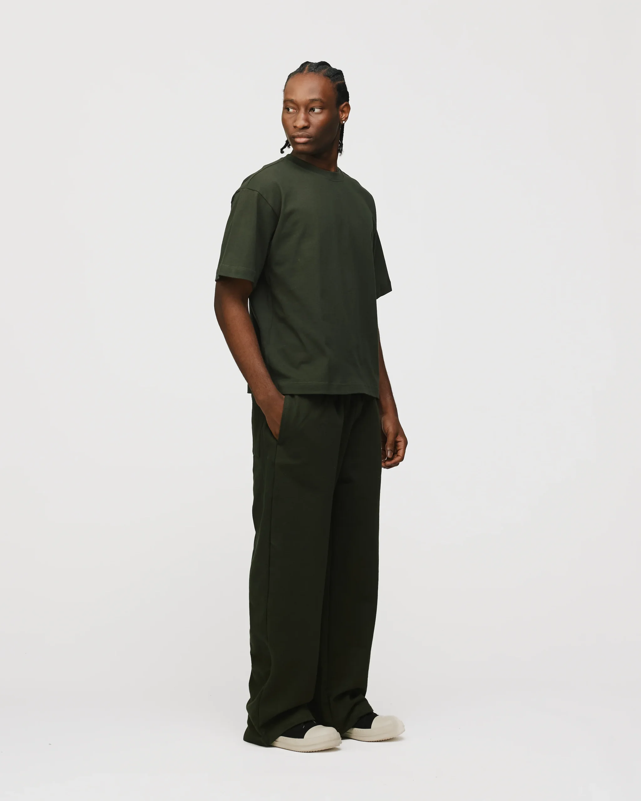 Cropped T-Shirt - Olive