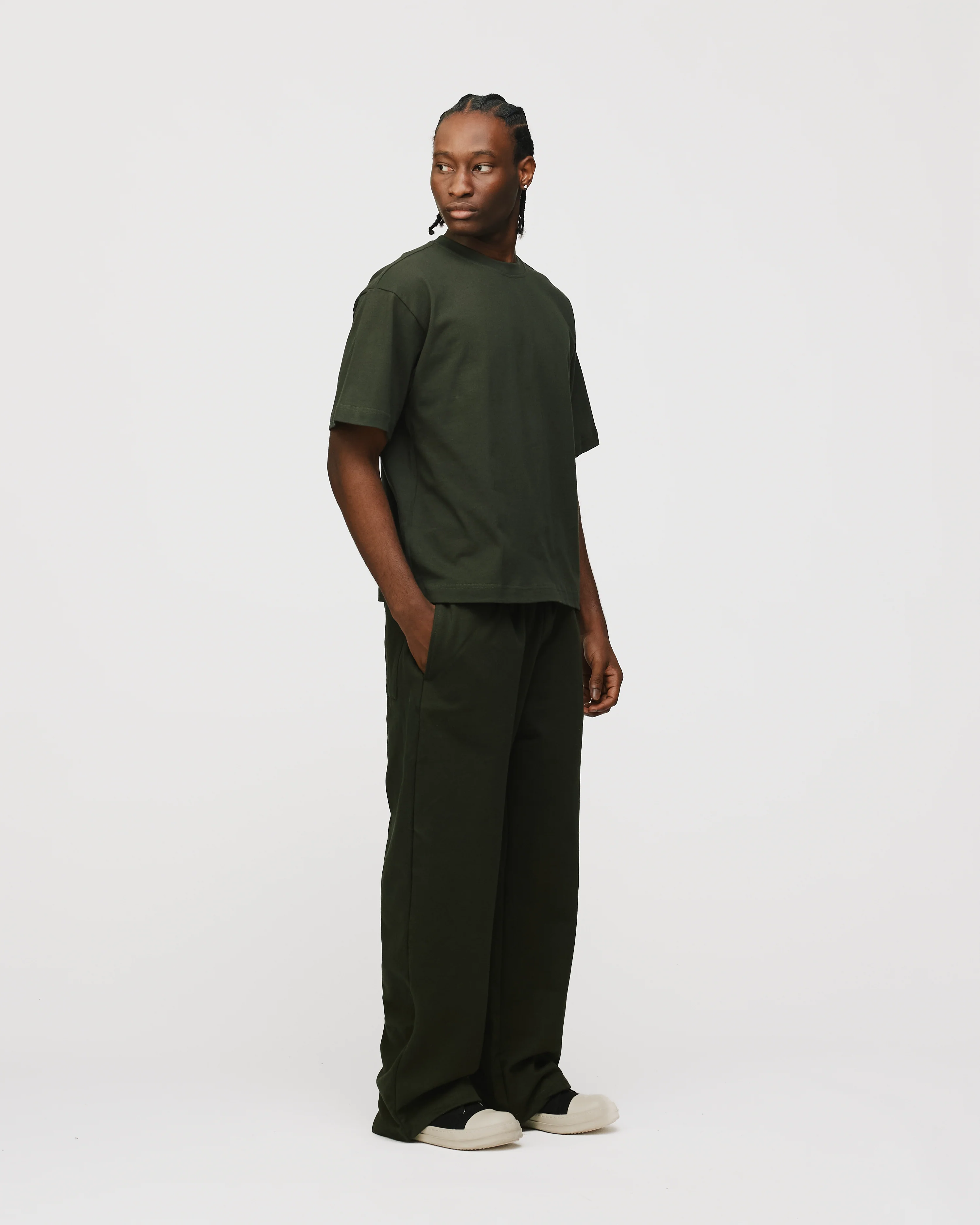 Cropped T-Shirt - Olive
