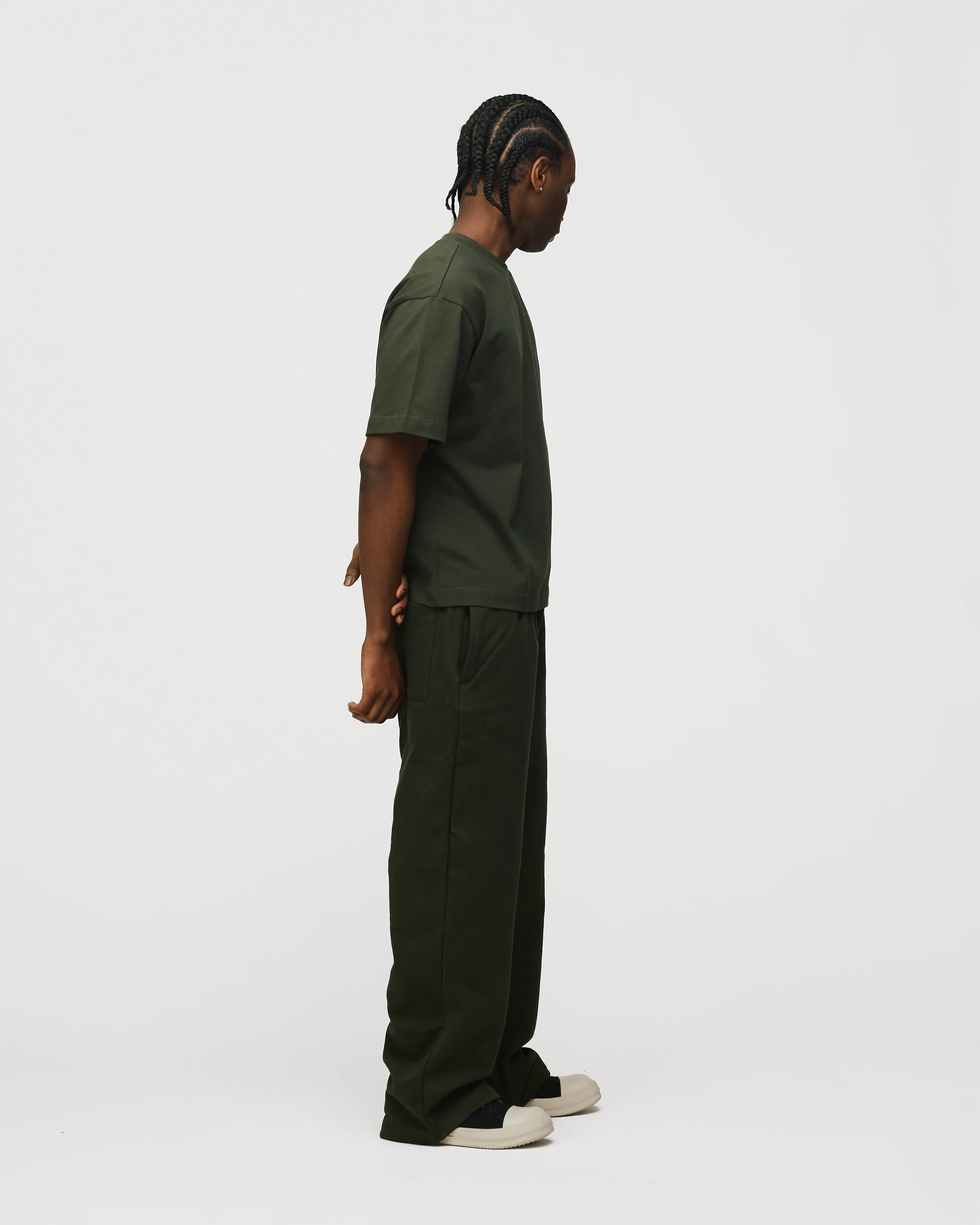 Cropped T-Shirt - Olive