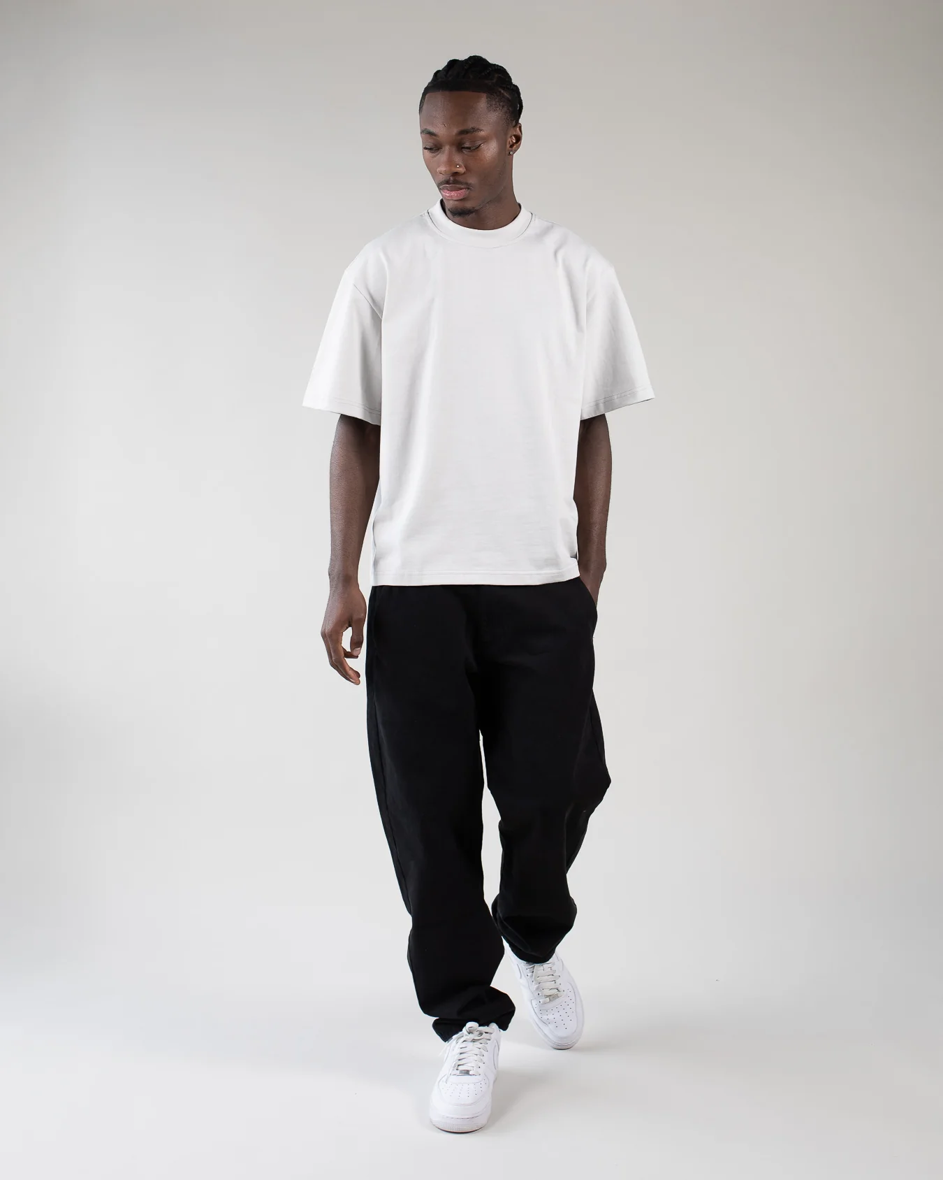 Cropped T-Shirt - Stone