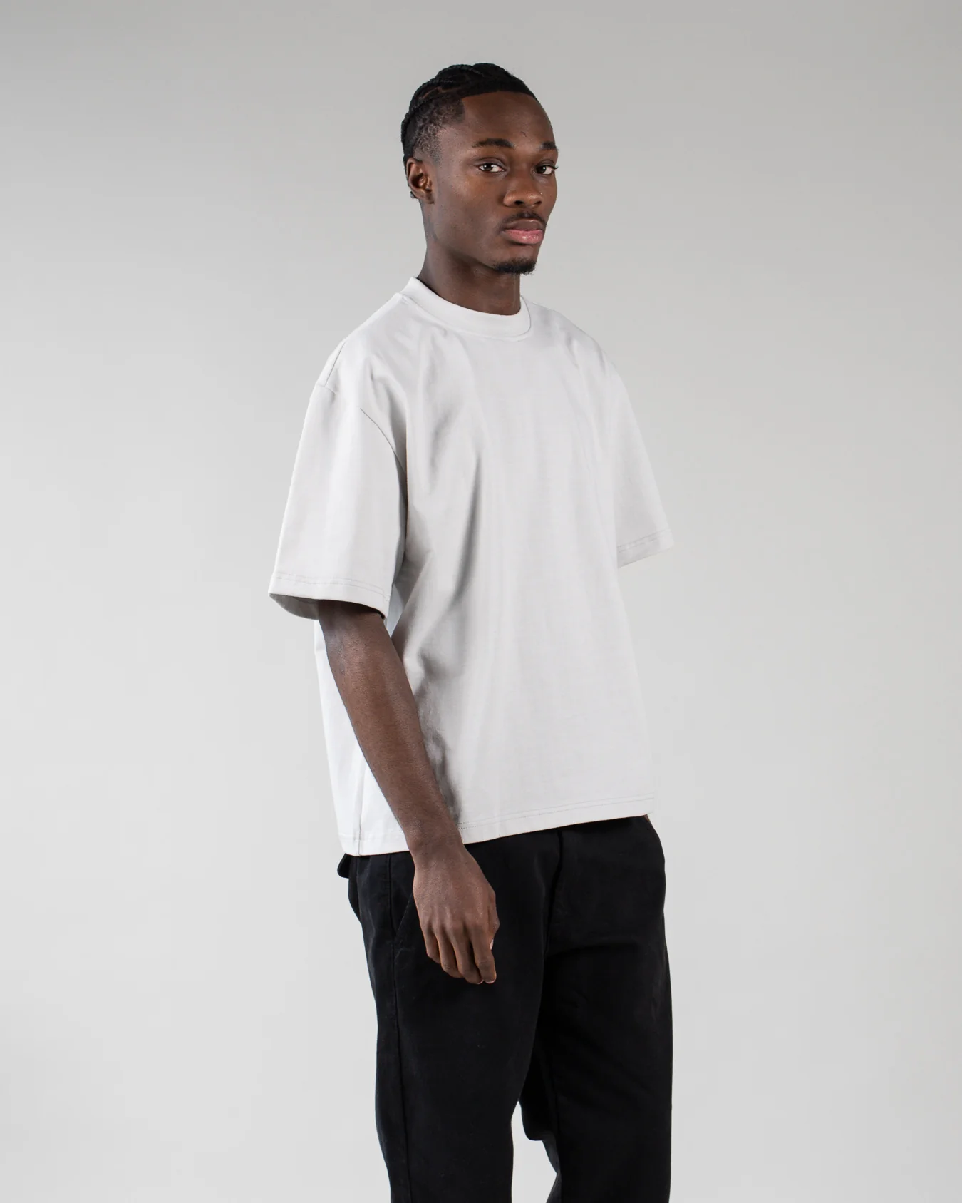 Cropped T-Shirt - Stone