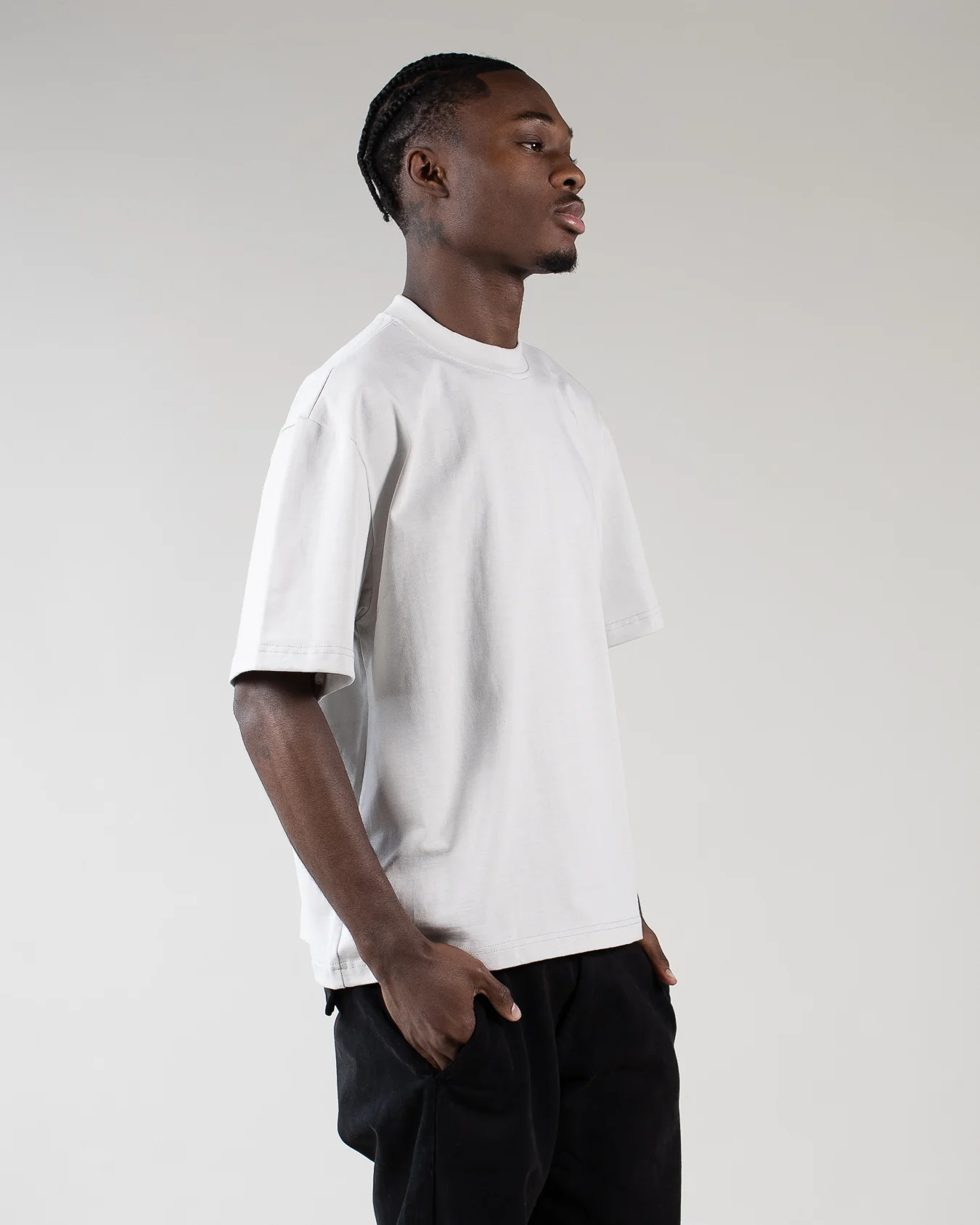 Cropped T-Shirt - Stone