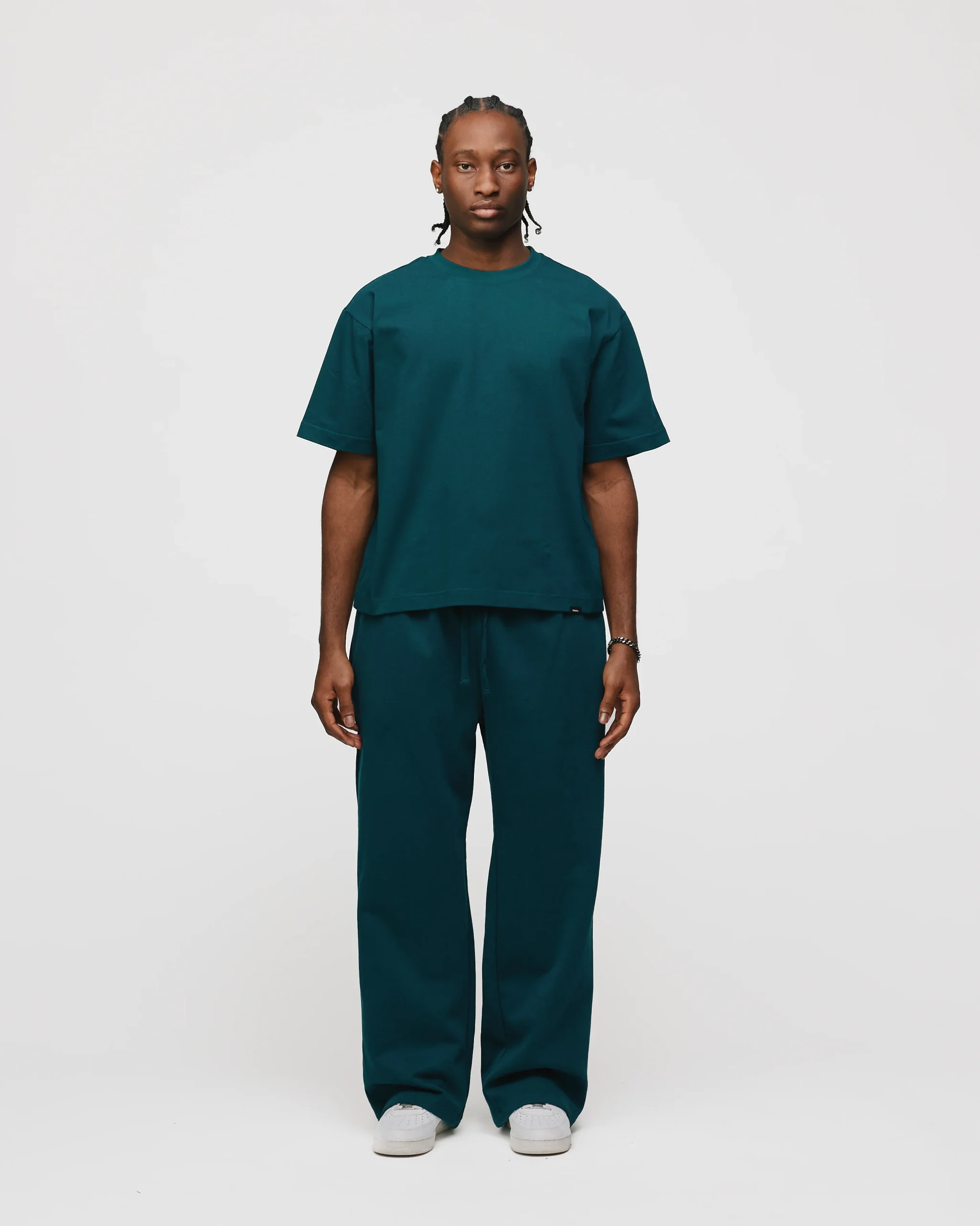 Cropped T-Shirt - Teal