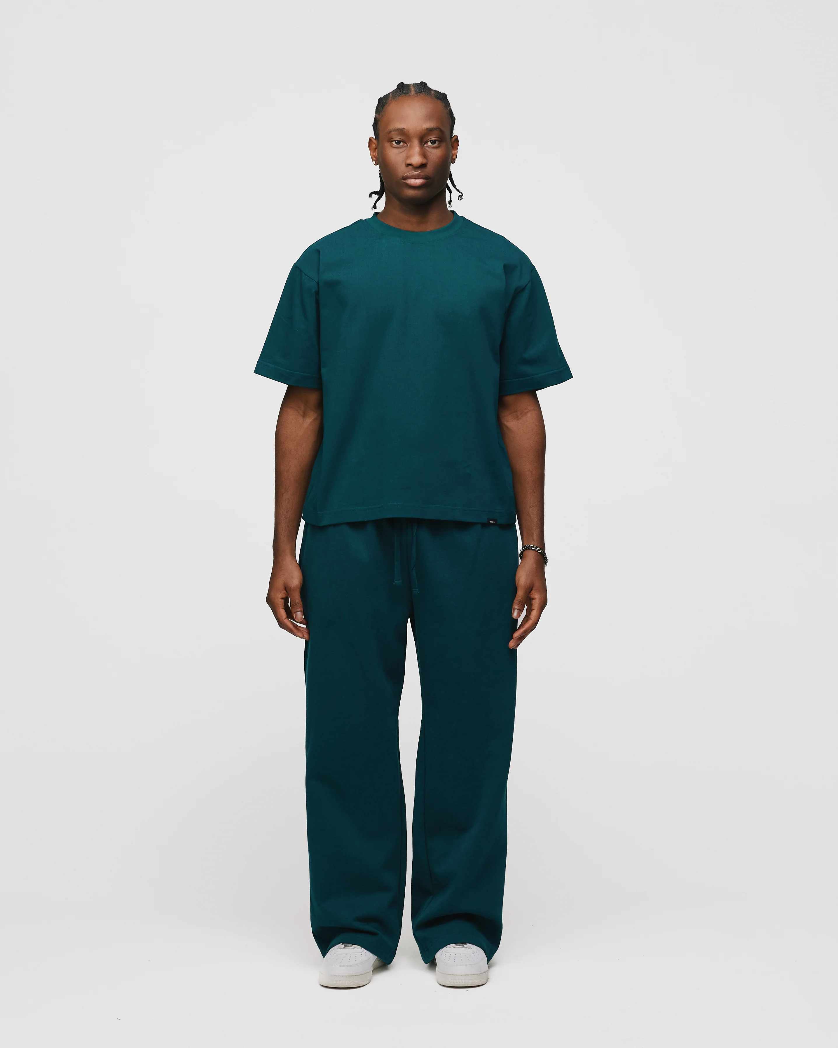 Cropped T-Shirt - Teal