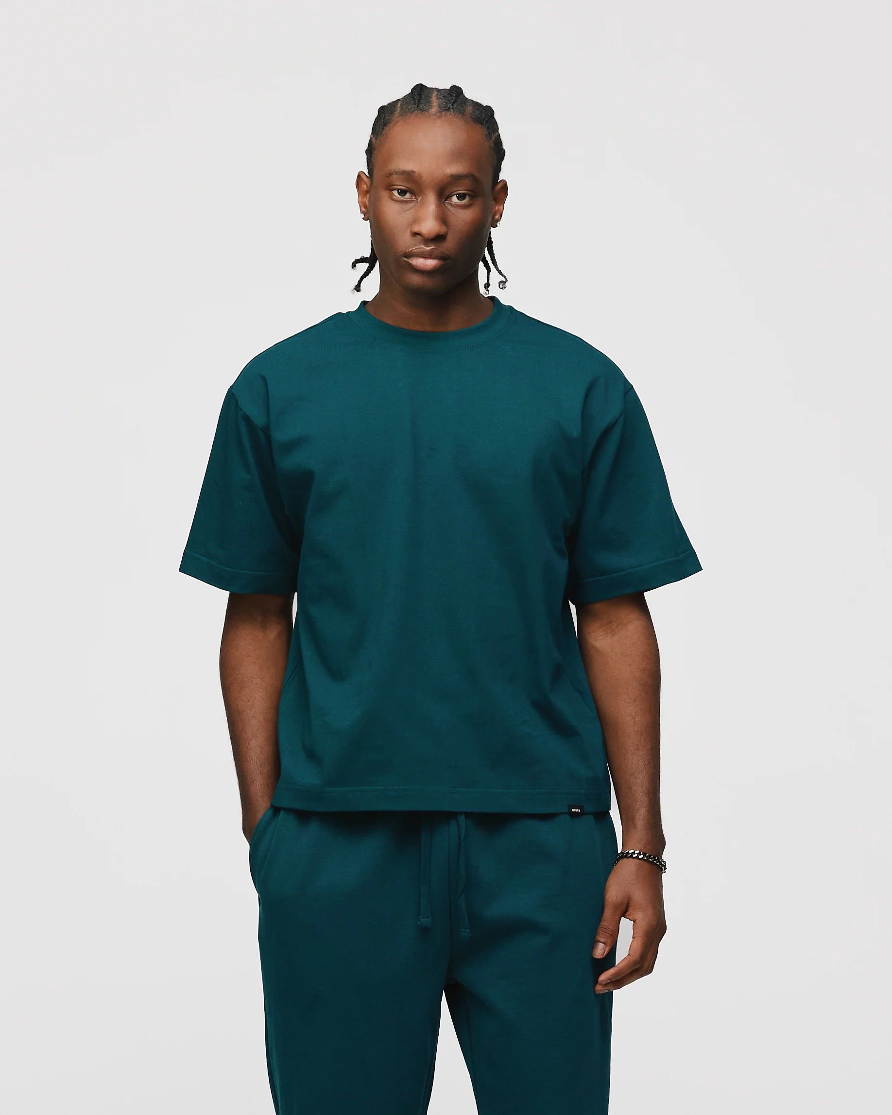 Cropped T-Shirt - Teal