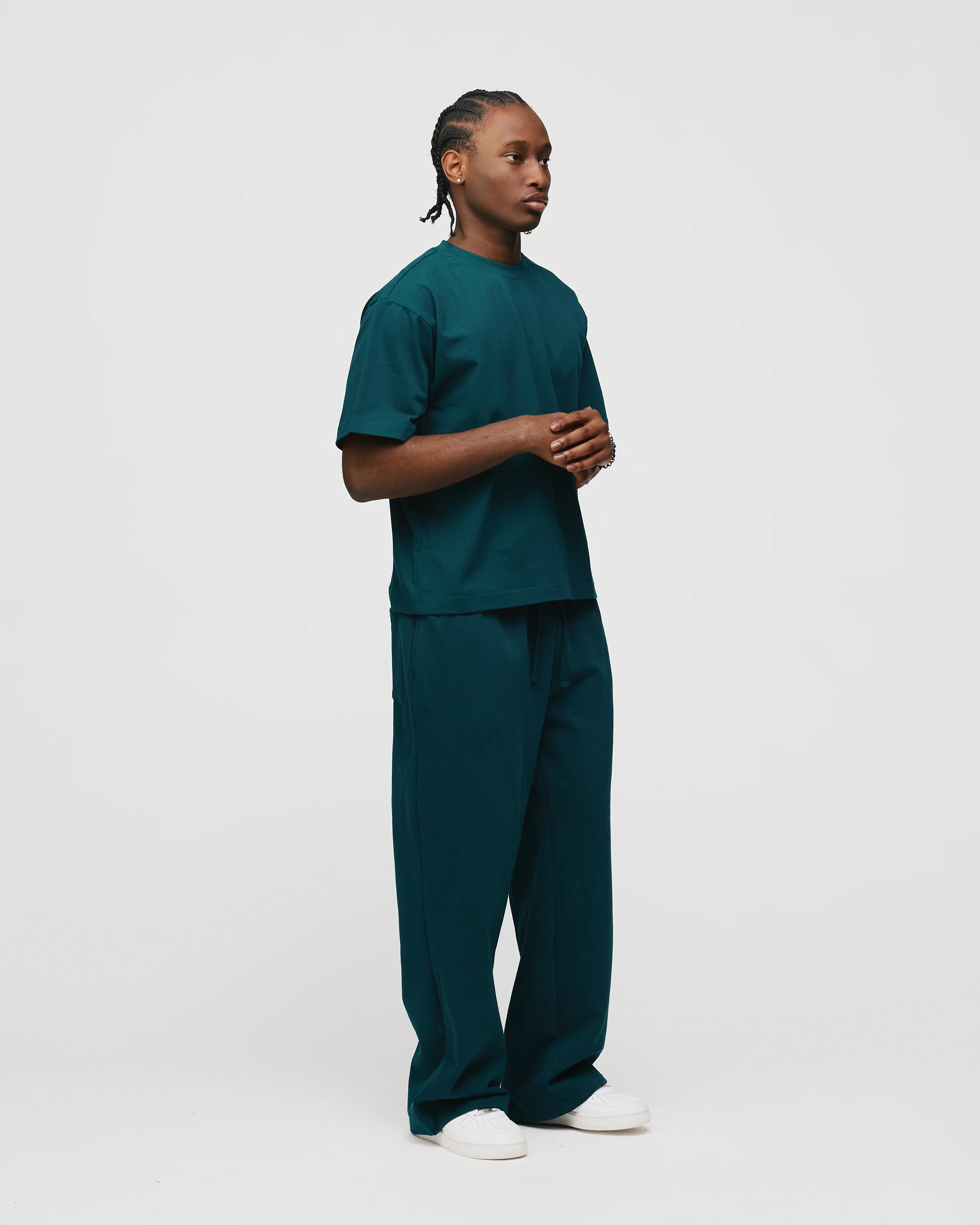 Cropped T-Shirt - Teal