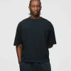 Cropped T-Shirt - Vintage Black
