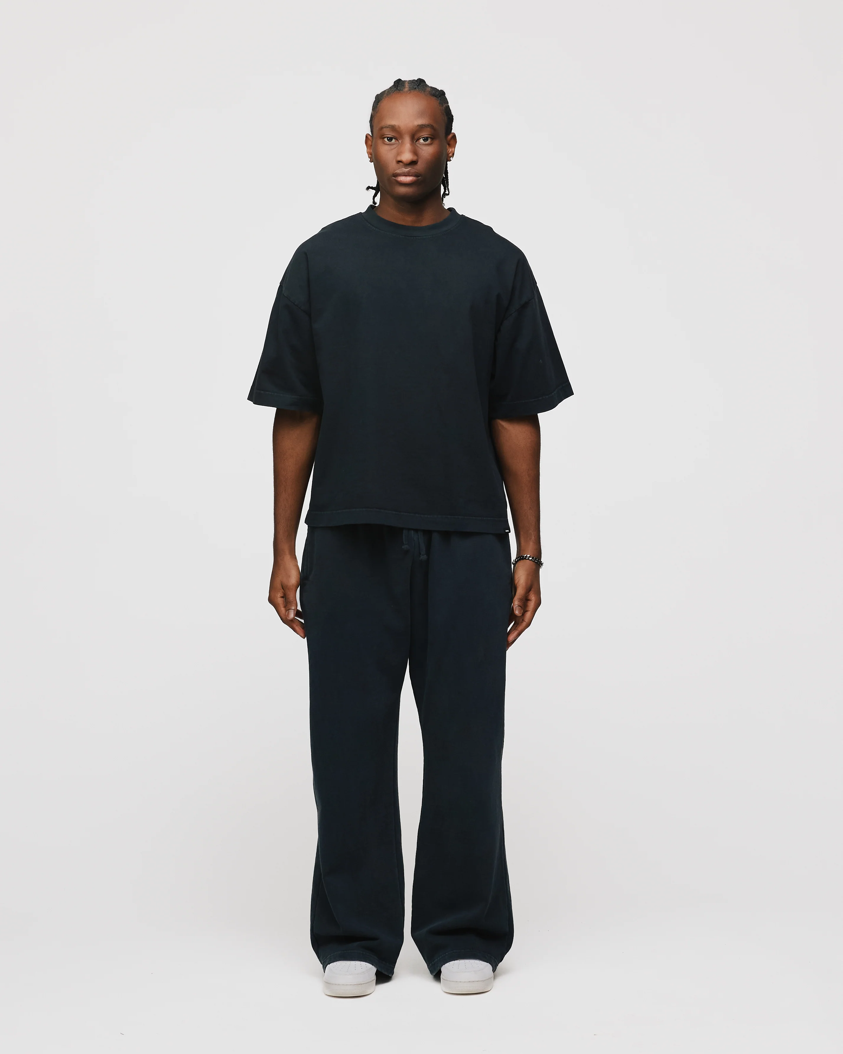 Cropped T-Shirt - Vintage Black