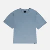 Cropped T-Shirt - Vintage Blue