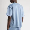 Cropped T-Shirt - Vintage Blue