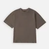 Cropped T-Shirt - Vintage Brown