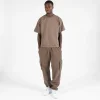 Cropped T-Shirt - Vintage Brown