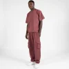 Cropped T-Shirt - Vintage Burgundy