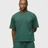 Cropped T-Shirt - Vintage Green