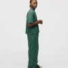 Cropped T-Shirt - Vintage Green