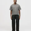 Cropped T-Shirt - Vintage Grey