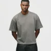 Cropped T-Shirt - Vintage Grey
