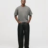 Cropped T-Shirt - Vintage Grey