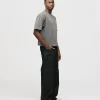 Cropped T-Shirt - Vintage Grey