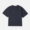 Cropped T-Shirt - Vintage Navy