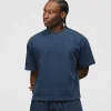 Cropped T-Shirt - Vintage Navy