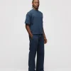 Cropped T-Shirt - Vintage Navy