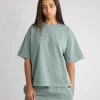 Cropped T-Shirt - Vintage Sage