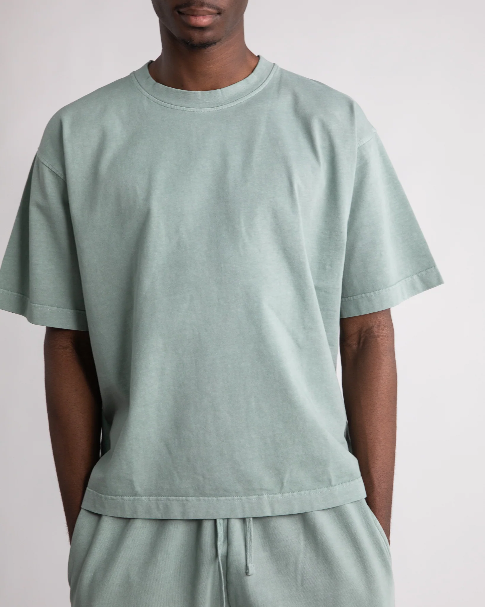 Cropped T-Shirt - Vintage Sage