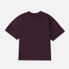 Cropped T-Shirt - Wine