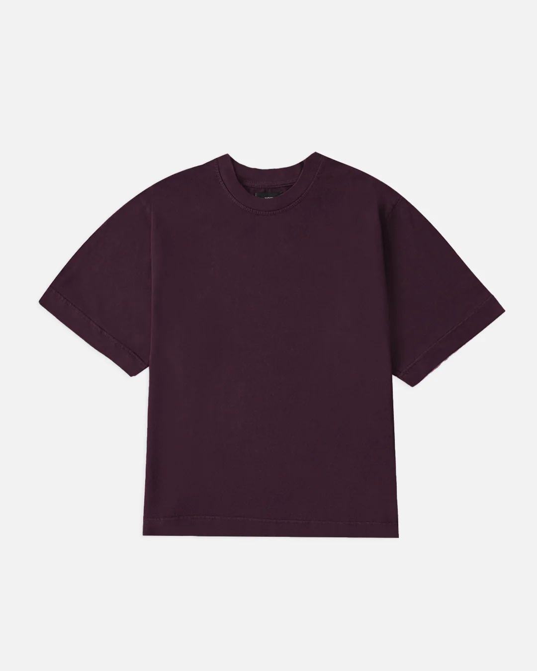 1116-cropped-t-shirt-wine-1.webp Cropped T-Shirt - Wine