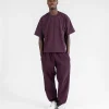 Cropped T-Shirt - Wine