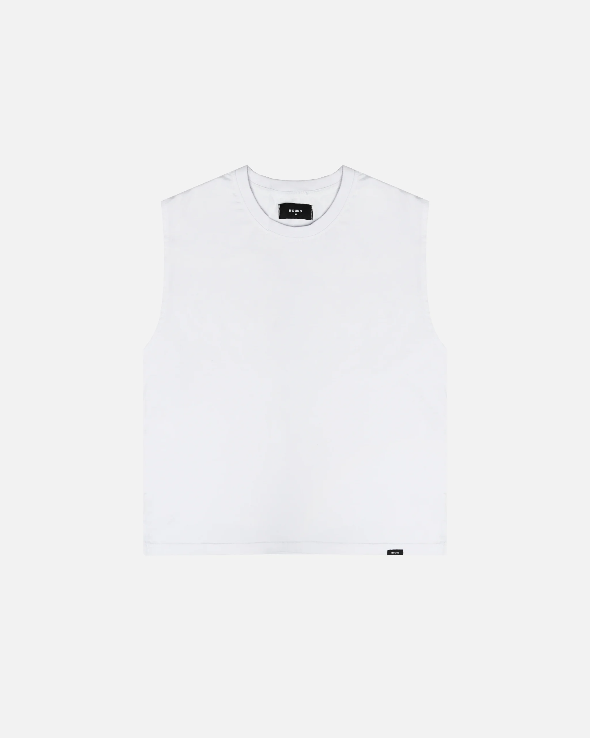 Cropped Tank Top - White