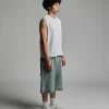 Cropped Tank Top - White