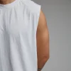 Cropped Tank Top - White