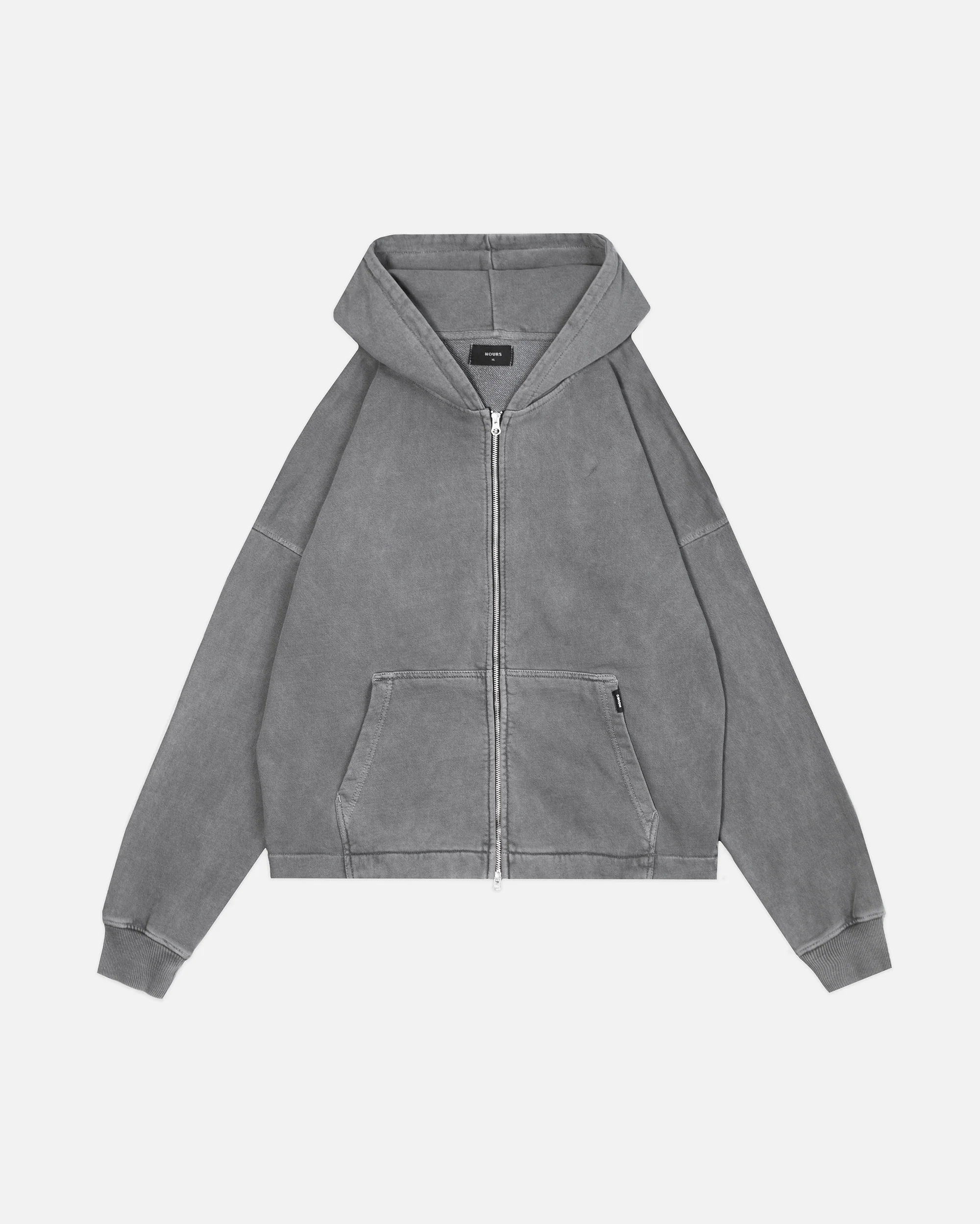 1136-dir-69691c7bdcc3-m-variation-1.webp Cropped Zip Hoodie - Vintage Grey