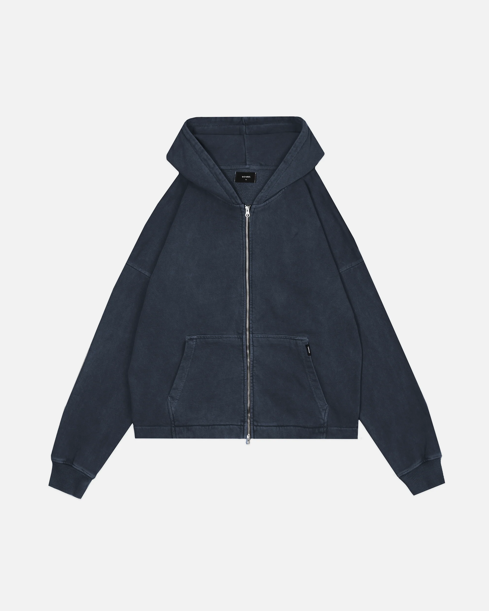 1140-cropped-zip-hoodie-vintage-navy-1.webp Cropped Zip Hoodie - Vintage Navy