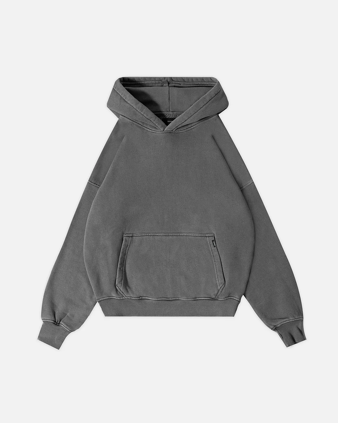 1158-diagonal-weave-hoodie-vintage-grey-1.webp Diagonal Weave Hoodie - Vintage Grey