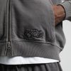 Dice Zip Hoodie - Vintage Grey