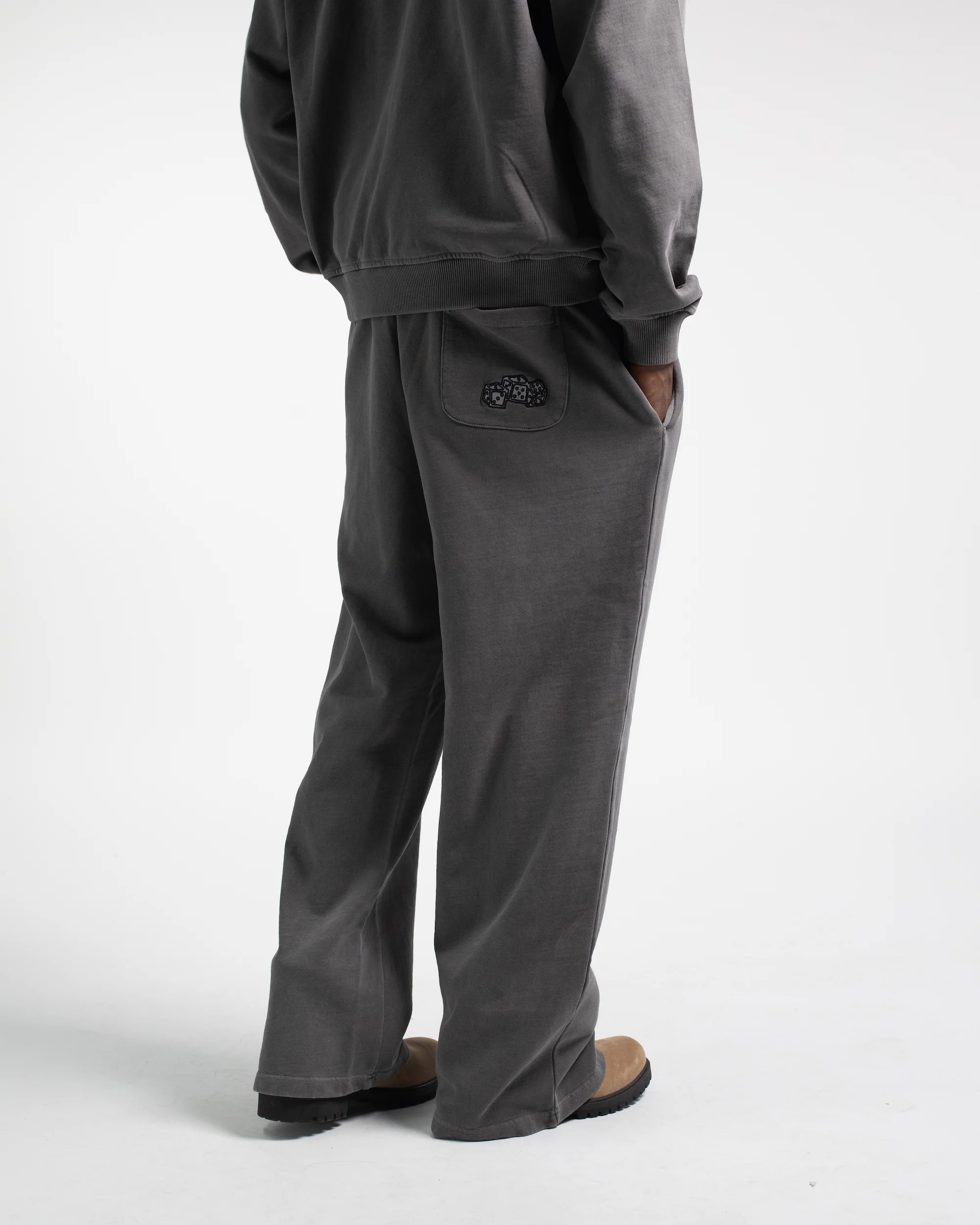 Dice Zip Hoodie - Vintage Grey