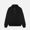 1188-drop-shoulder-1-4-zip-black-1.webp Drop Shoulder 1/4 Zip - Black